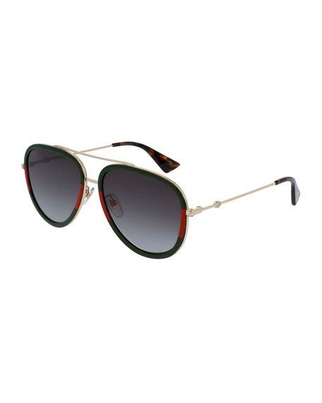 green gradient aviator gucci